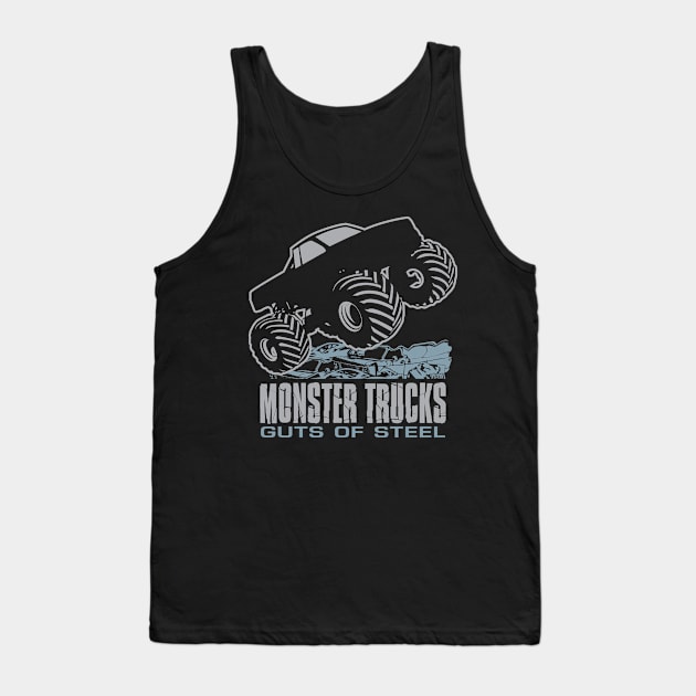 MONSTER TRUCK GUTS OF STEAL Tank Top by OffRoadStyles